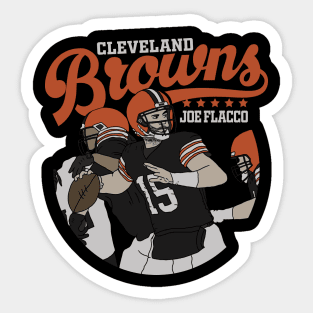 Joe flacco browns Sticker